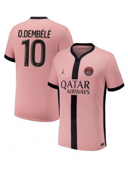 Muži Futbalové oblečenie Paris Saint-Germain Ousmane Dembele #10 2024-25 Krátky Rukáv - Tretina